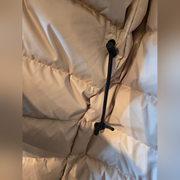 EVERLANE ReNew Military Parka Coat Cashew Beige Drawstring Hood small - Picture 11 of 16